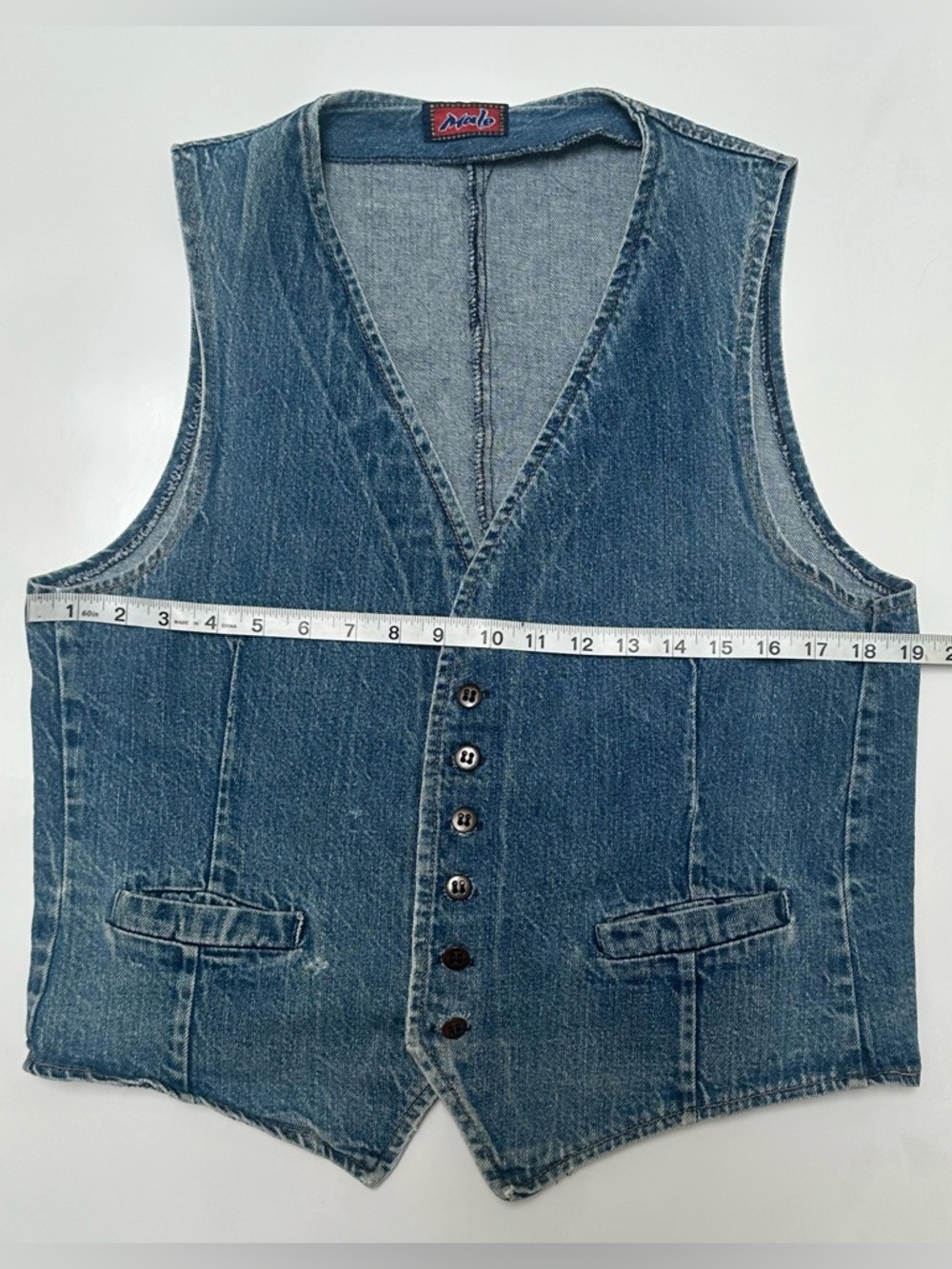 Vintage 70s Denim Vest - Picture 3 of 5